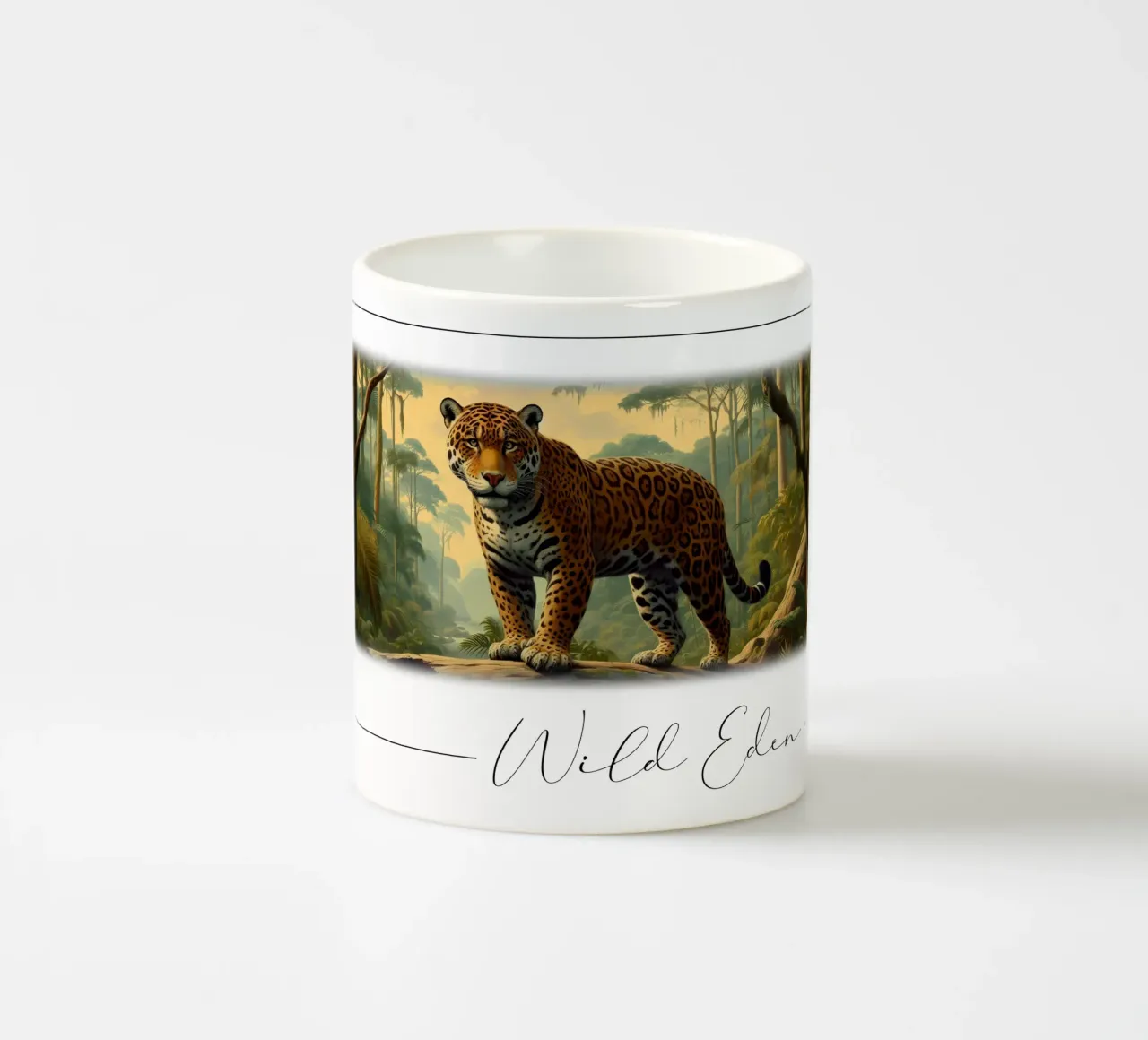 PANTHERE TACHETEE tazza in ceramica da RUBIANT ART