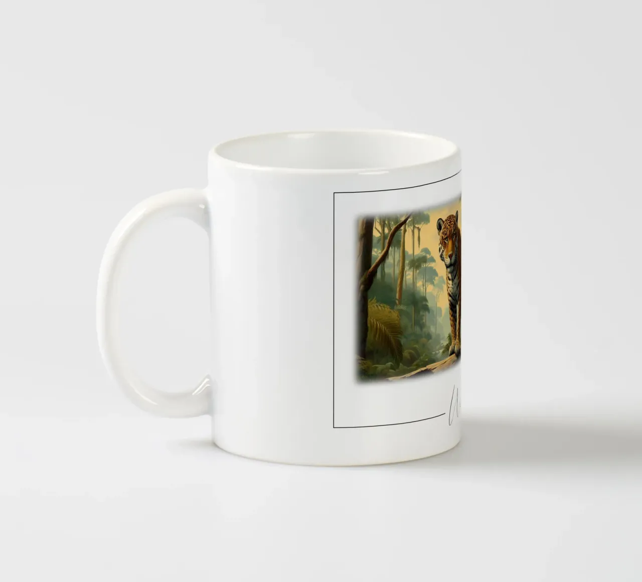 PANTHERE TACHETEE tazza in ceramica da RUBIANT ART