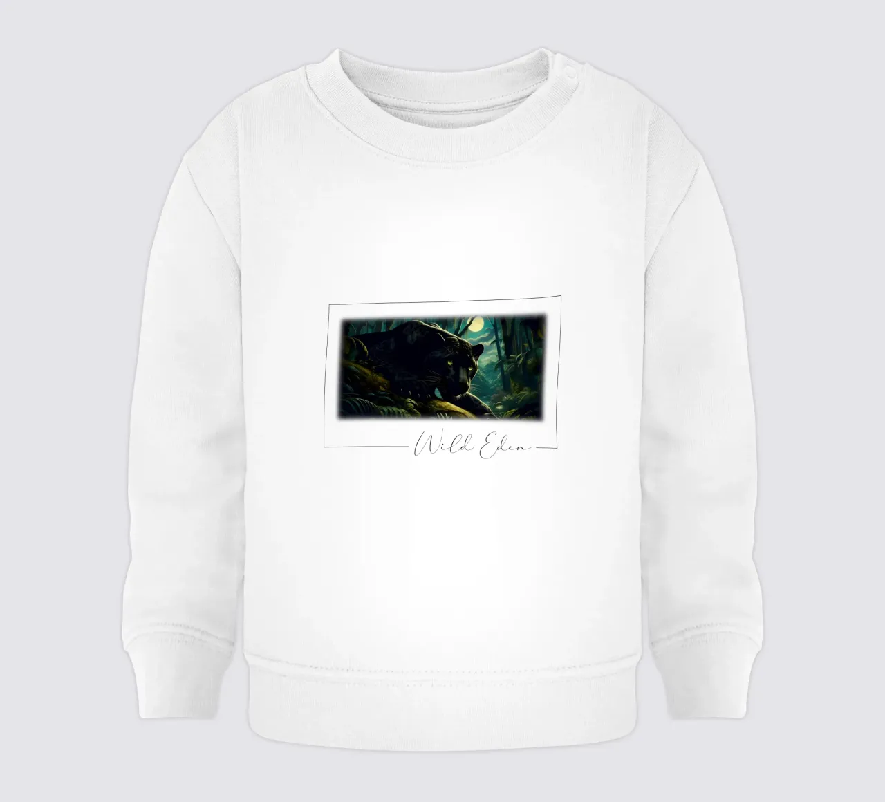 PANTHERE NOIRE felpa neonato da RUBIANT ART