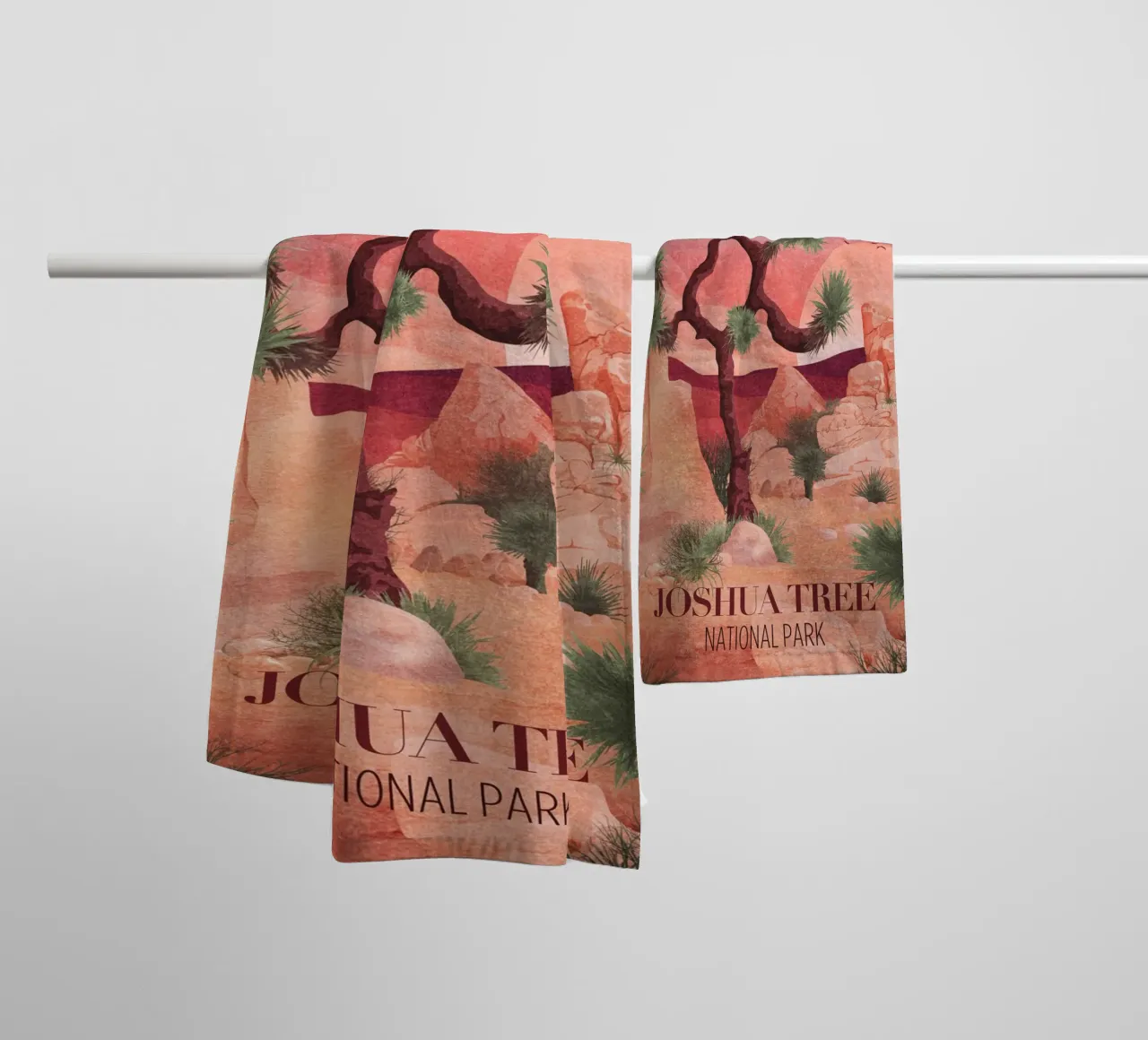 Emel Tunaboylu - Joshua Tree towel by The Artcircle