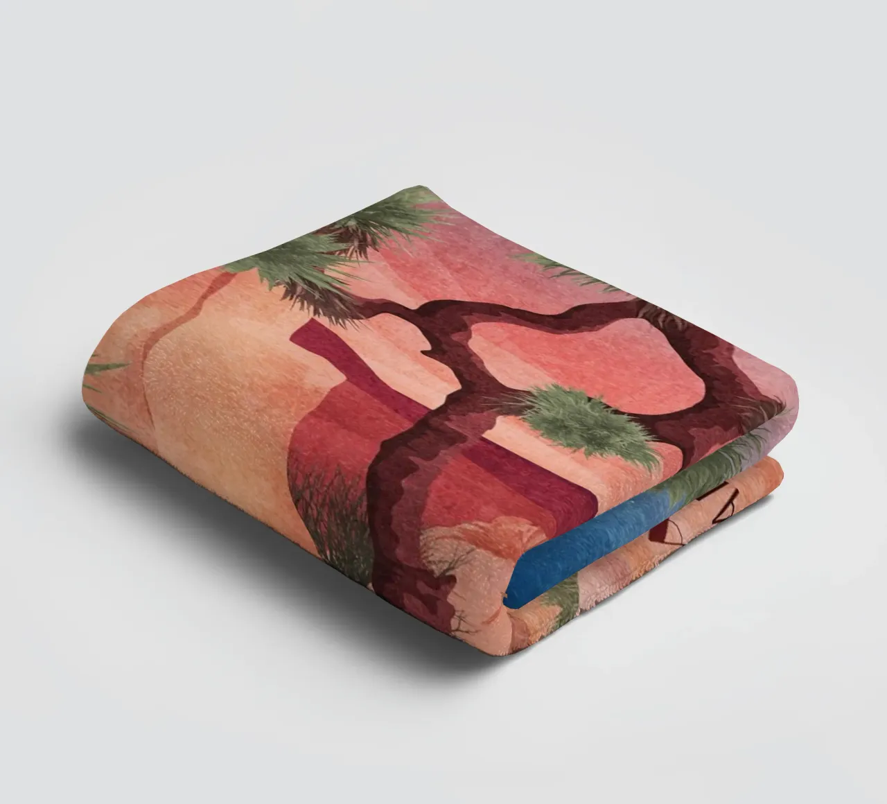 Emel Tunaboylu - Joshua Tree towel by The Artcircle