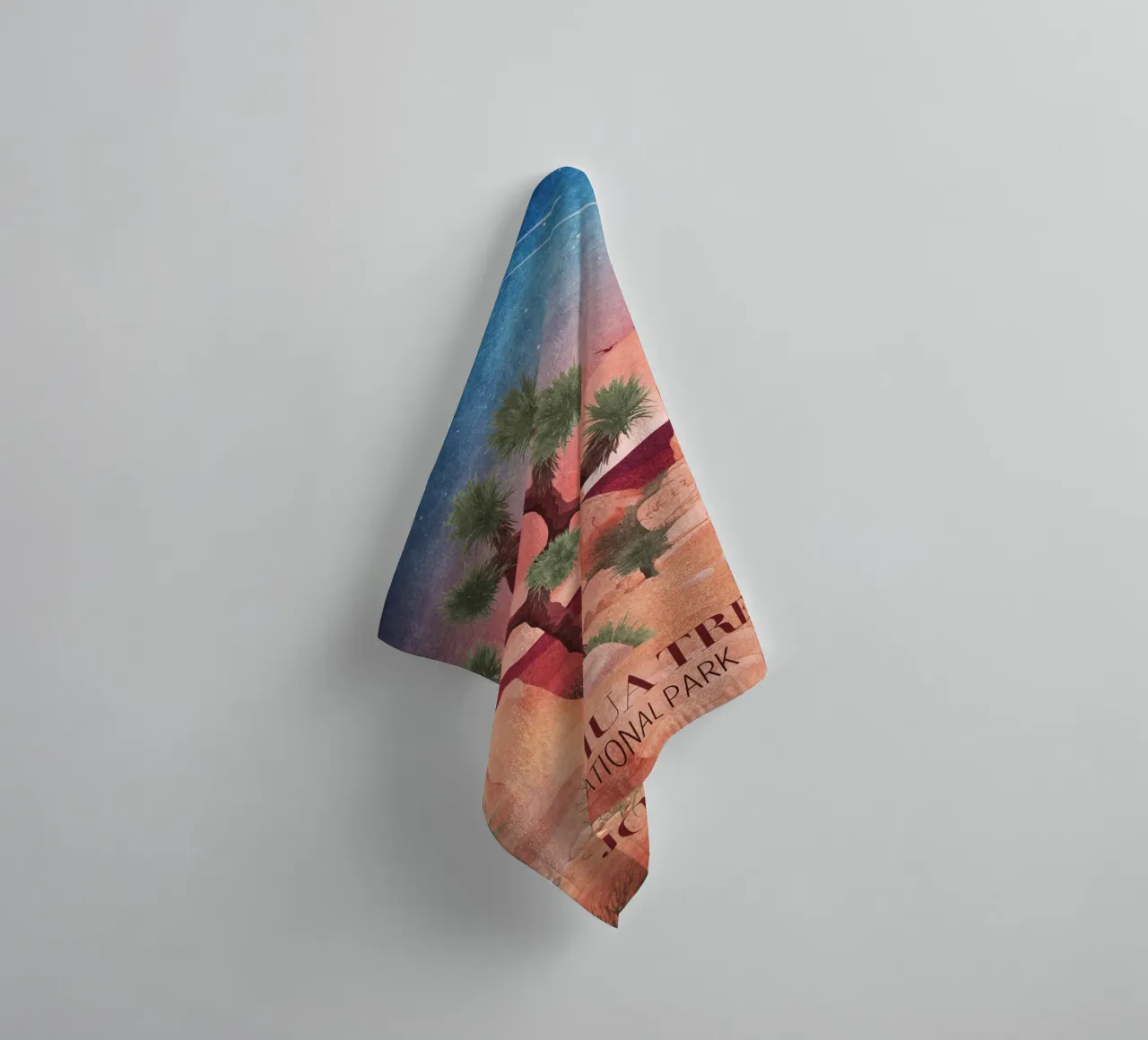 Emel Tunaboylu - Joshua Tree towel by The Artcircle