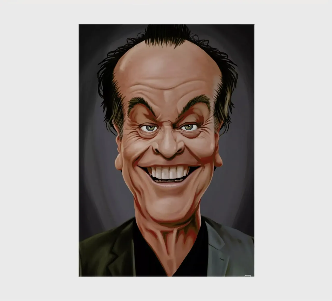 Jack Nicholson notebook by Rob Art | Illustration