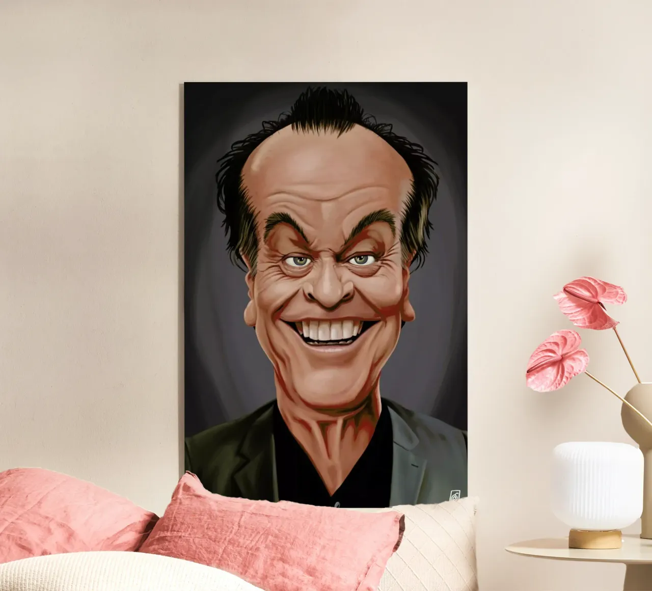 Jack Nicholson plexiglass da Rob Art | Illustration