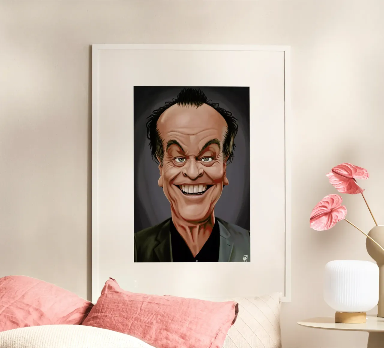 Jack Nicholson poster da Rob Art | Illustration
