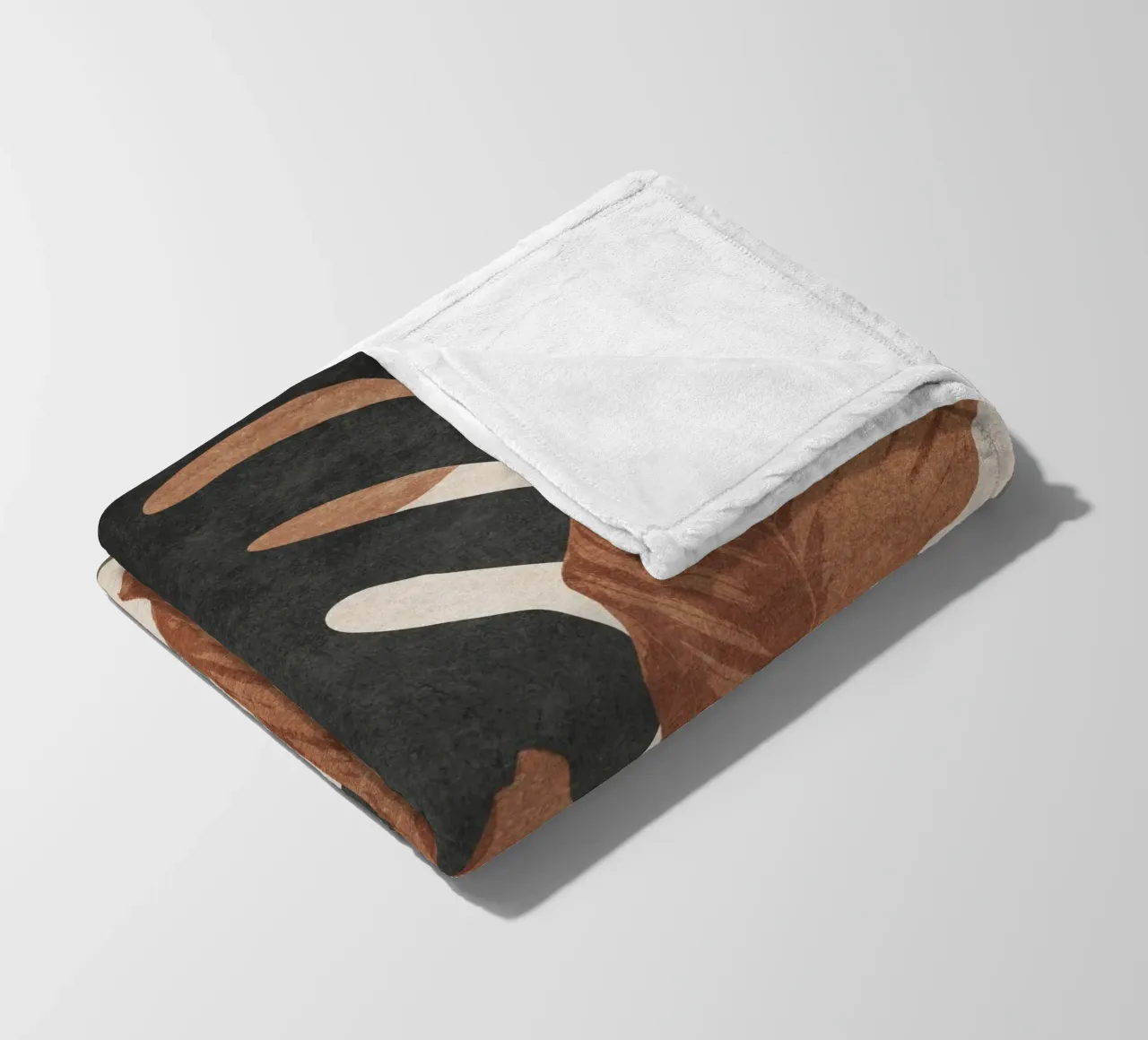 Emel Tunaboylu - Foglie di giungla coperta in pile da The Artcircle