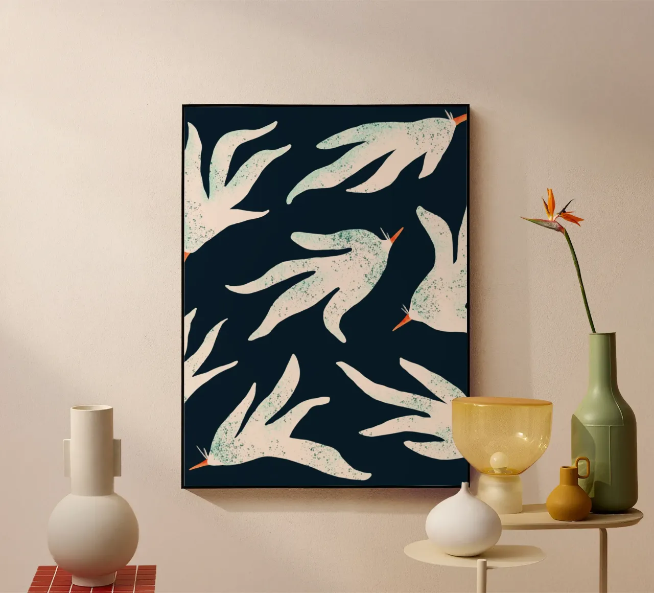 Free floating birds plexiglass da Studio Fiamma