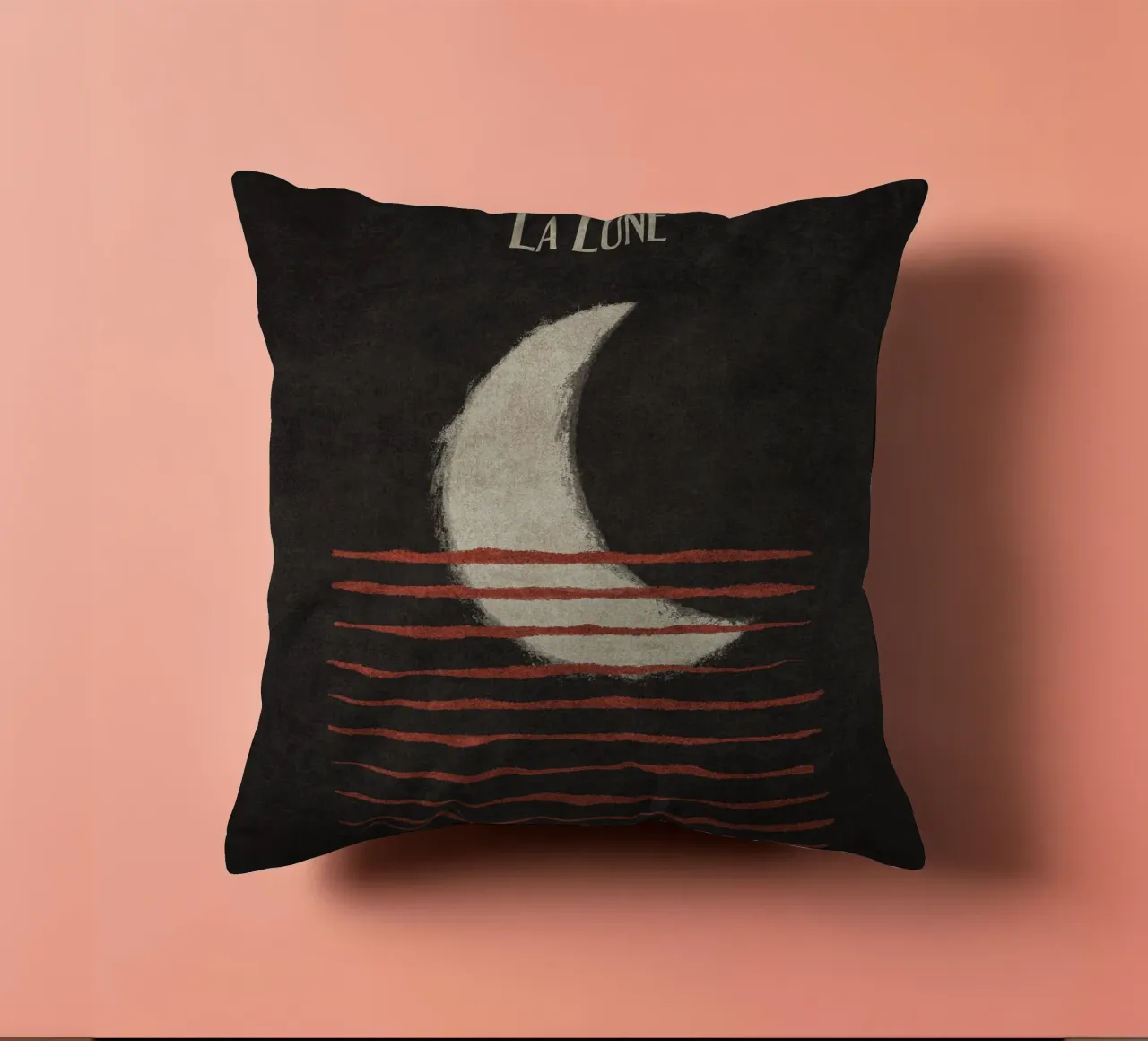 Emel Tunaboylu - La Lune cuscino da The Artcircle