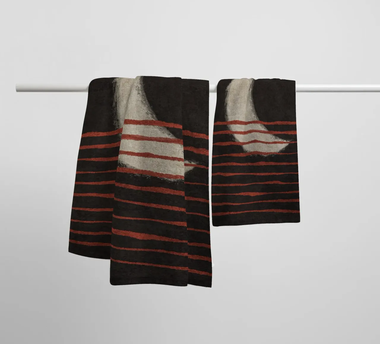 Emel Tunaboylu - La Lune asciugamano da bagno da The Artcircle