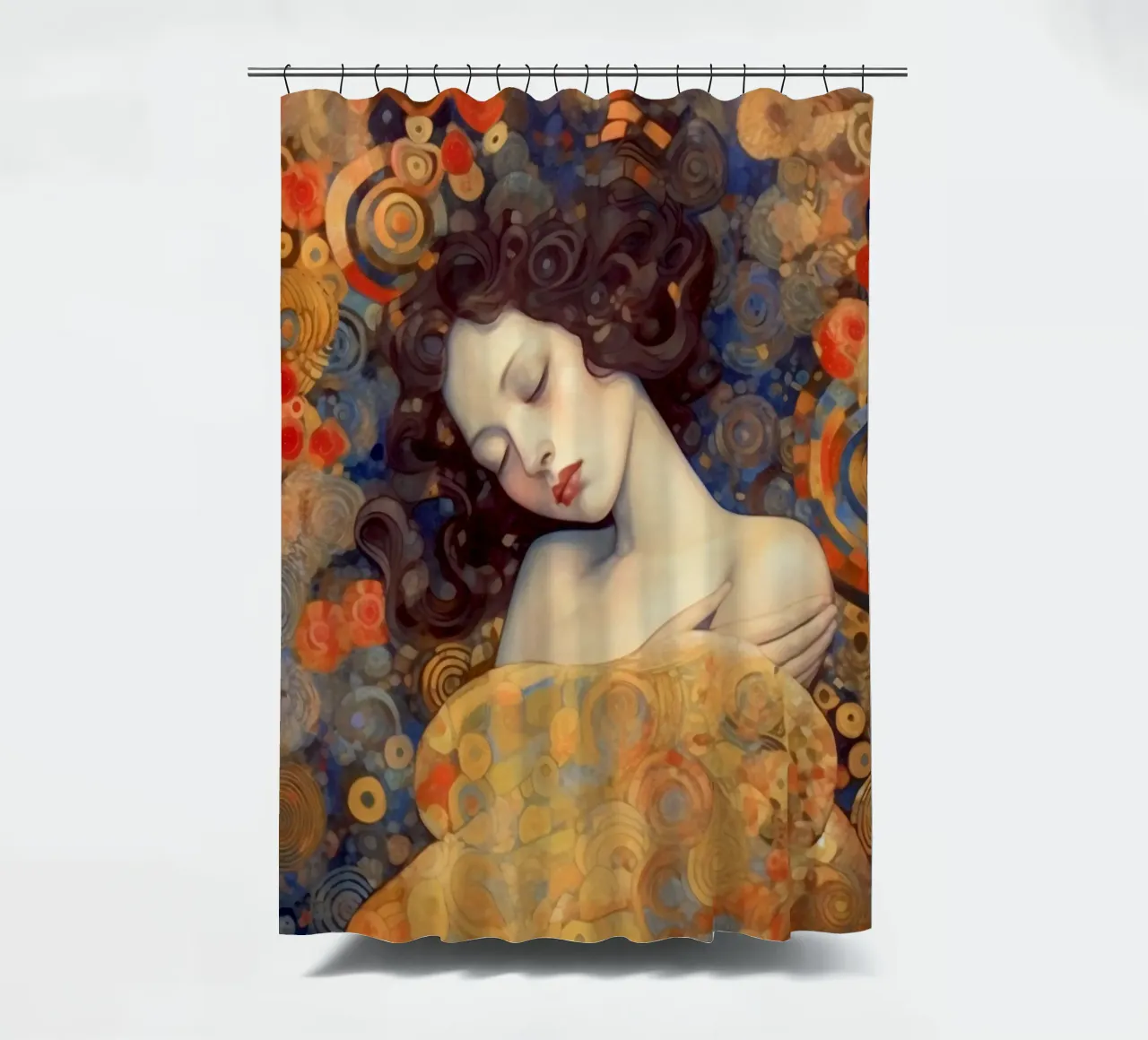 Emel Tunaboylu - La Bella Addormentata ispirata a Klimt tenda da doccia da The Artcircle