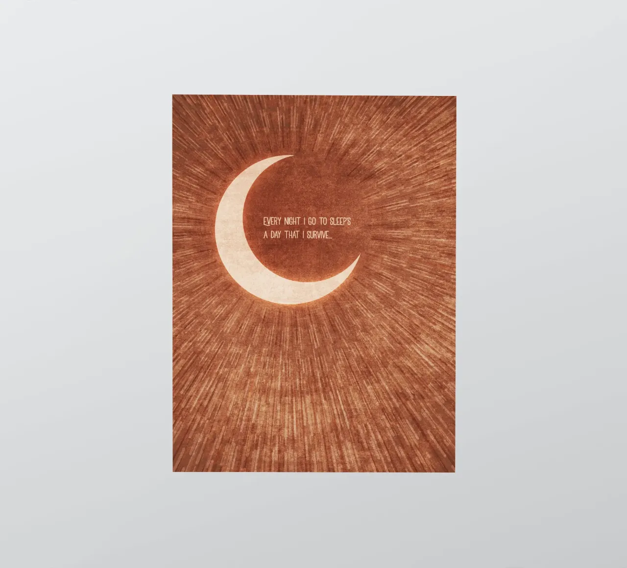 Emel Tunaboylu - La Lune Typography sticker by The Artcircle