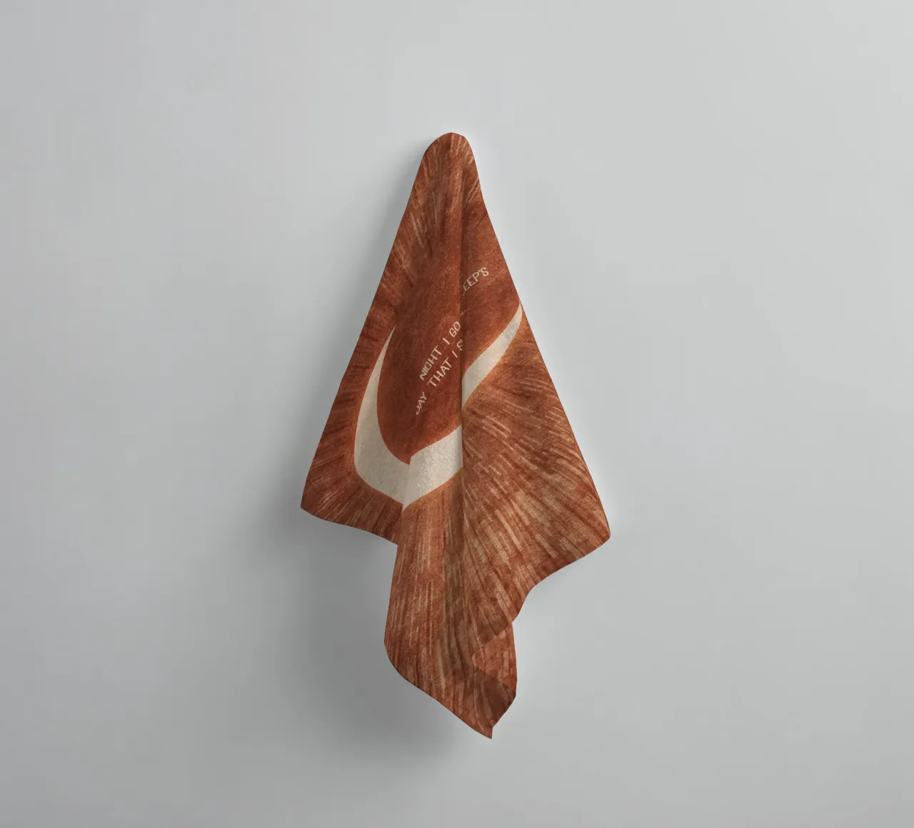 Emel Tunaboylu - La Lune Typography towel by The Artcircle