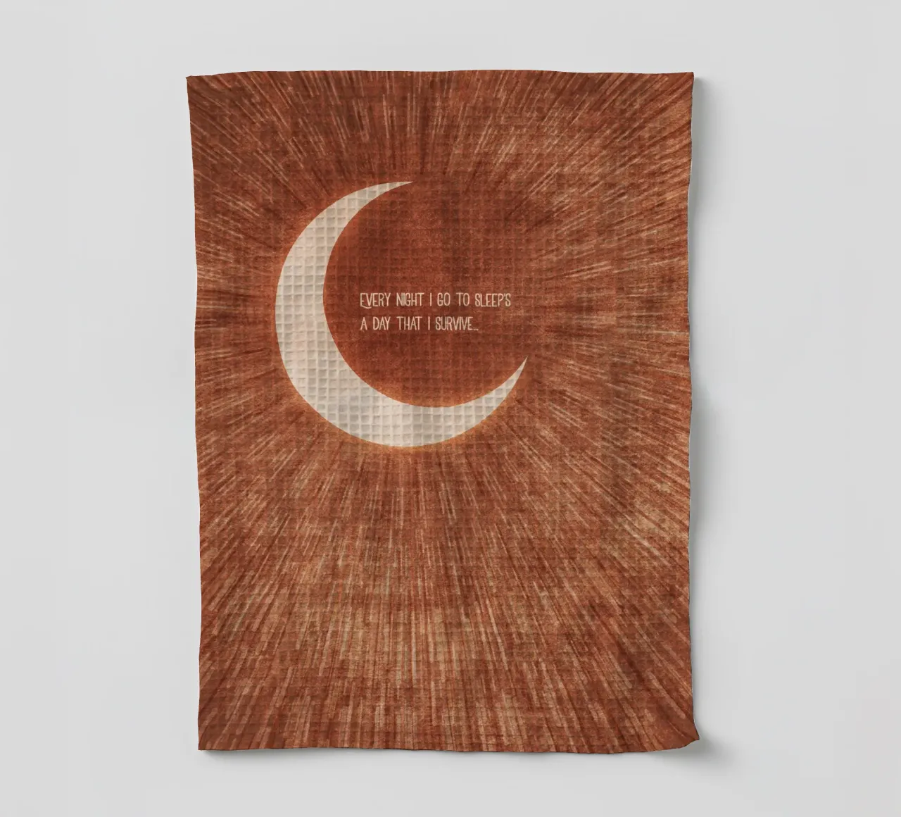 Emel Tunaboylu - La Lune Typography torchon de The Artcircle