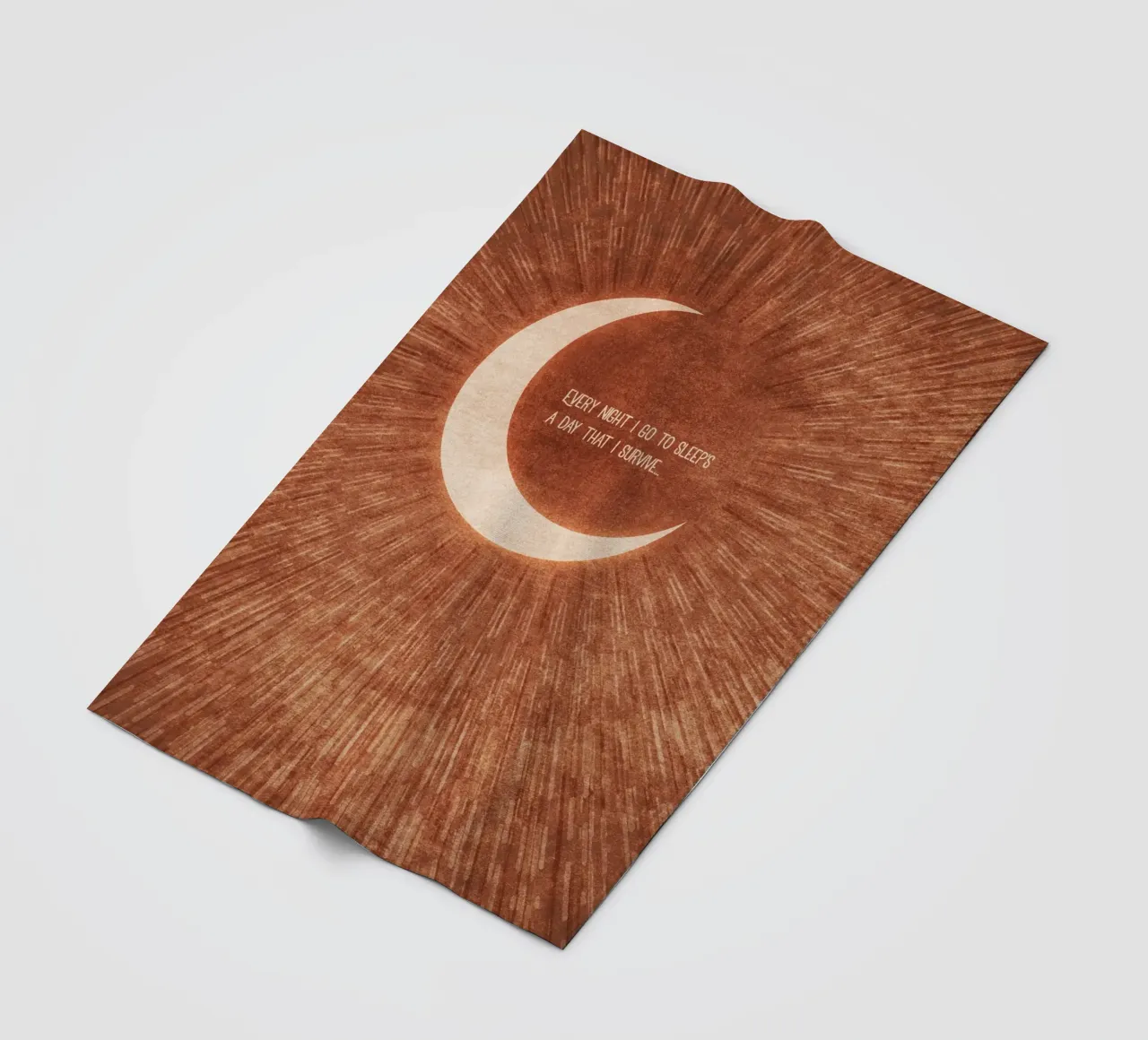 Emel Tunaboylu - Tipografia La Lune coperta in pile da The Artcircle