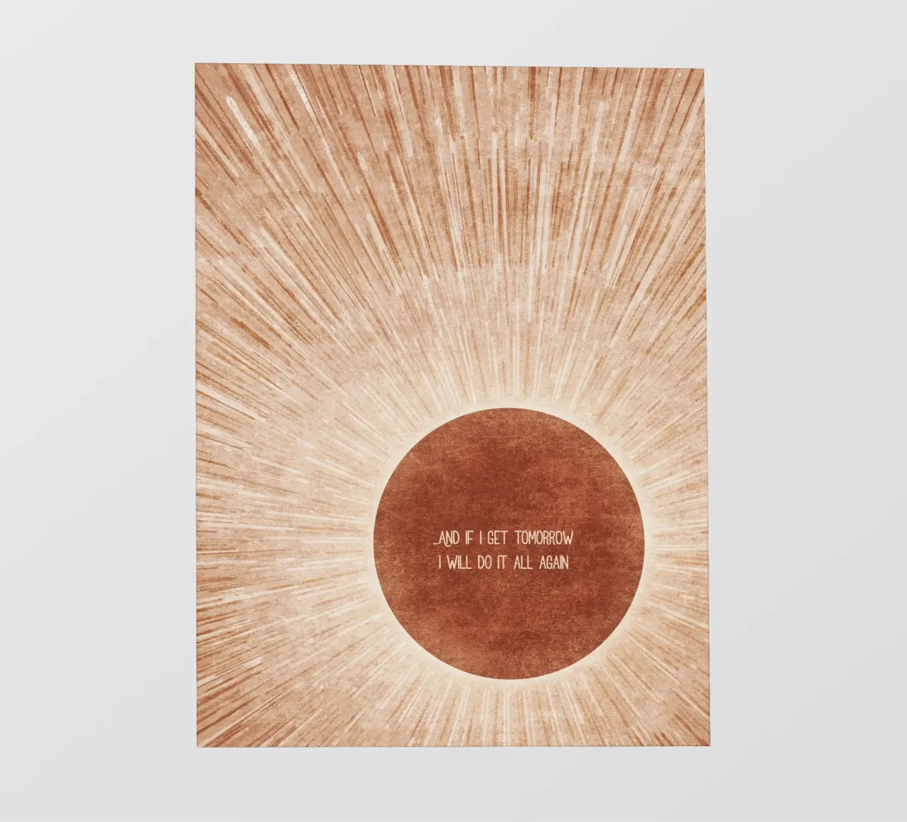 Emel Tunaboylu - Tipografia Le Soleil telo in pvc da The Artcircle