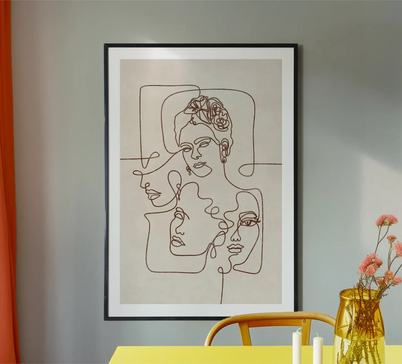 Emel Tunaboylu - Ritratti al tratto poster da The Artcircle