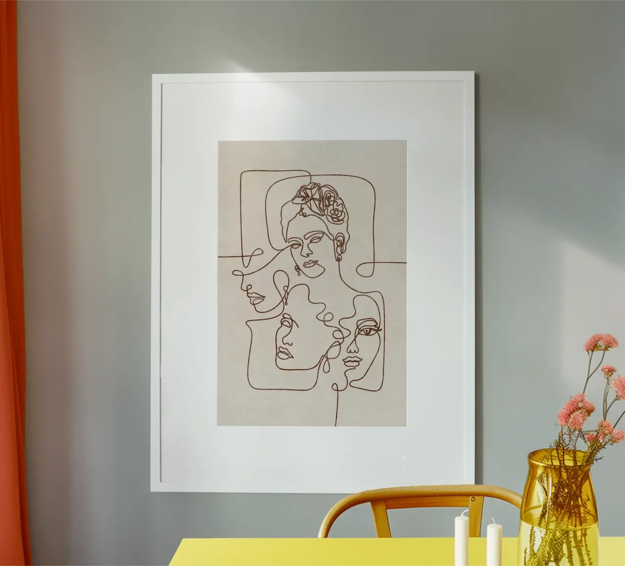 Emel Tunaboylu - Ritratti al tratto poster da The Artcircle