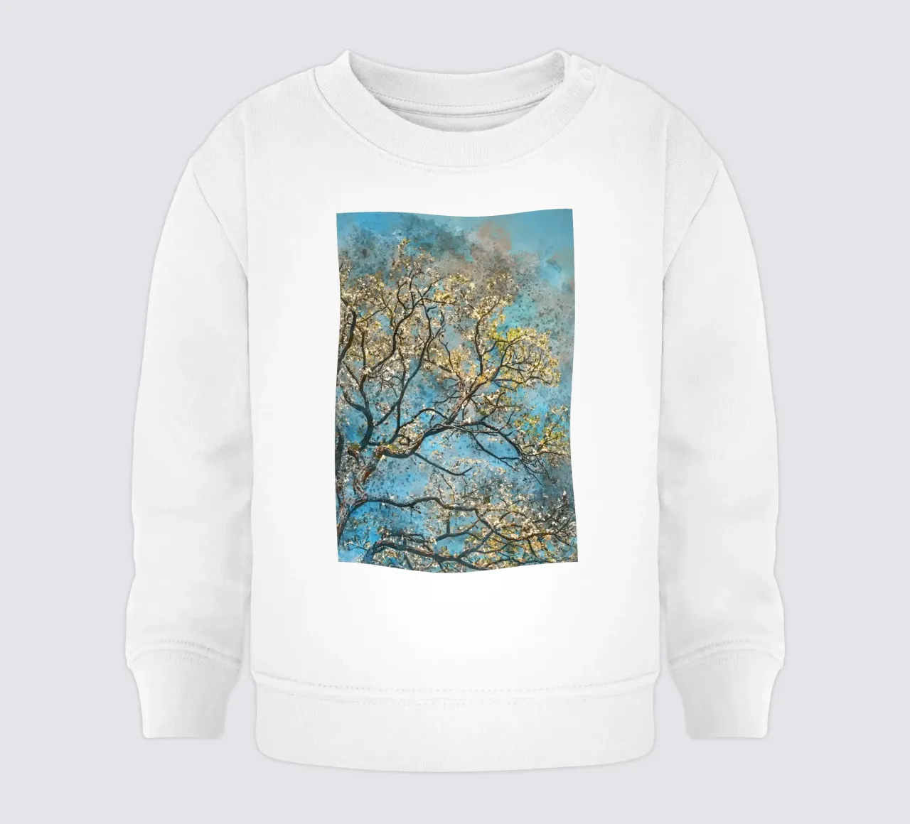 Albero di primavera felpa neonato da Justyna Jaszke JBJart