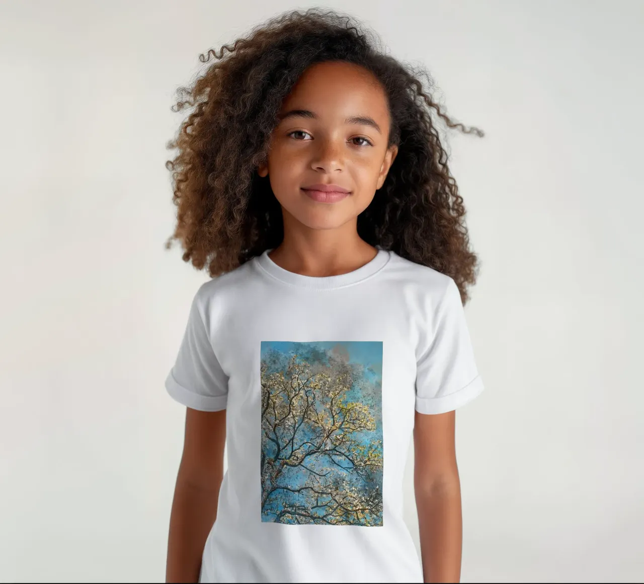 Spring tree t-shirt bambini da Justyna Jaszke JBJart