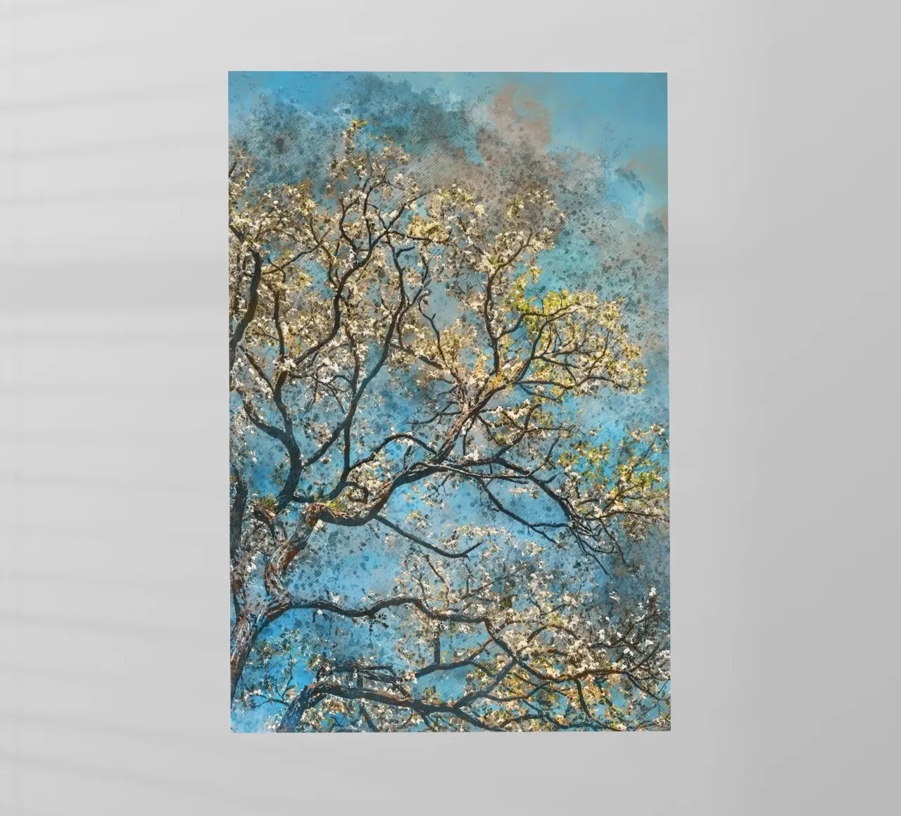 Albero di primavera pellicola backlit da Justyna Jaszke JBJart