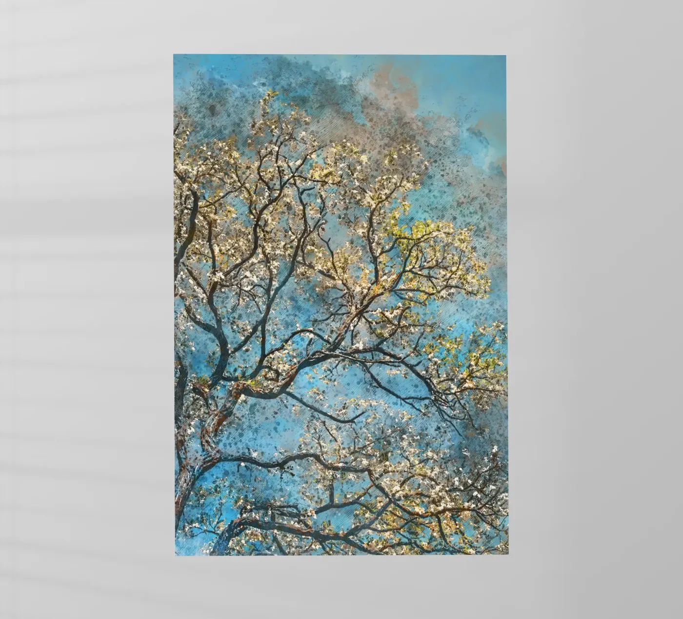 Spring tree Backlit Folie von Justyna Jaszke JBJart