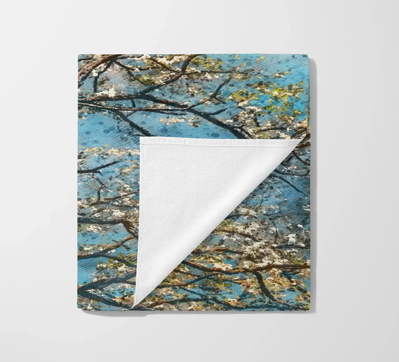 Spring tree serviette de plage de Justyna Jaszke JBJart