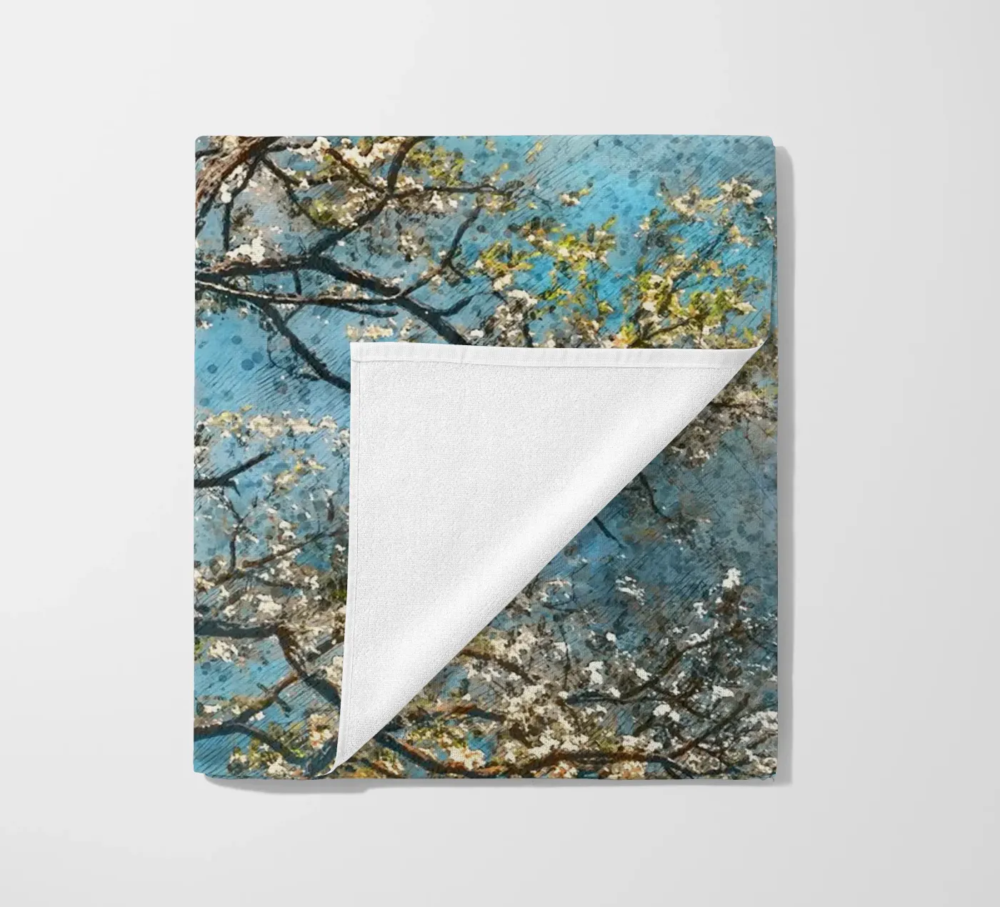 Spring tree serviette de plage de Justyna Jaszke JBJart