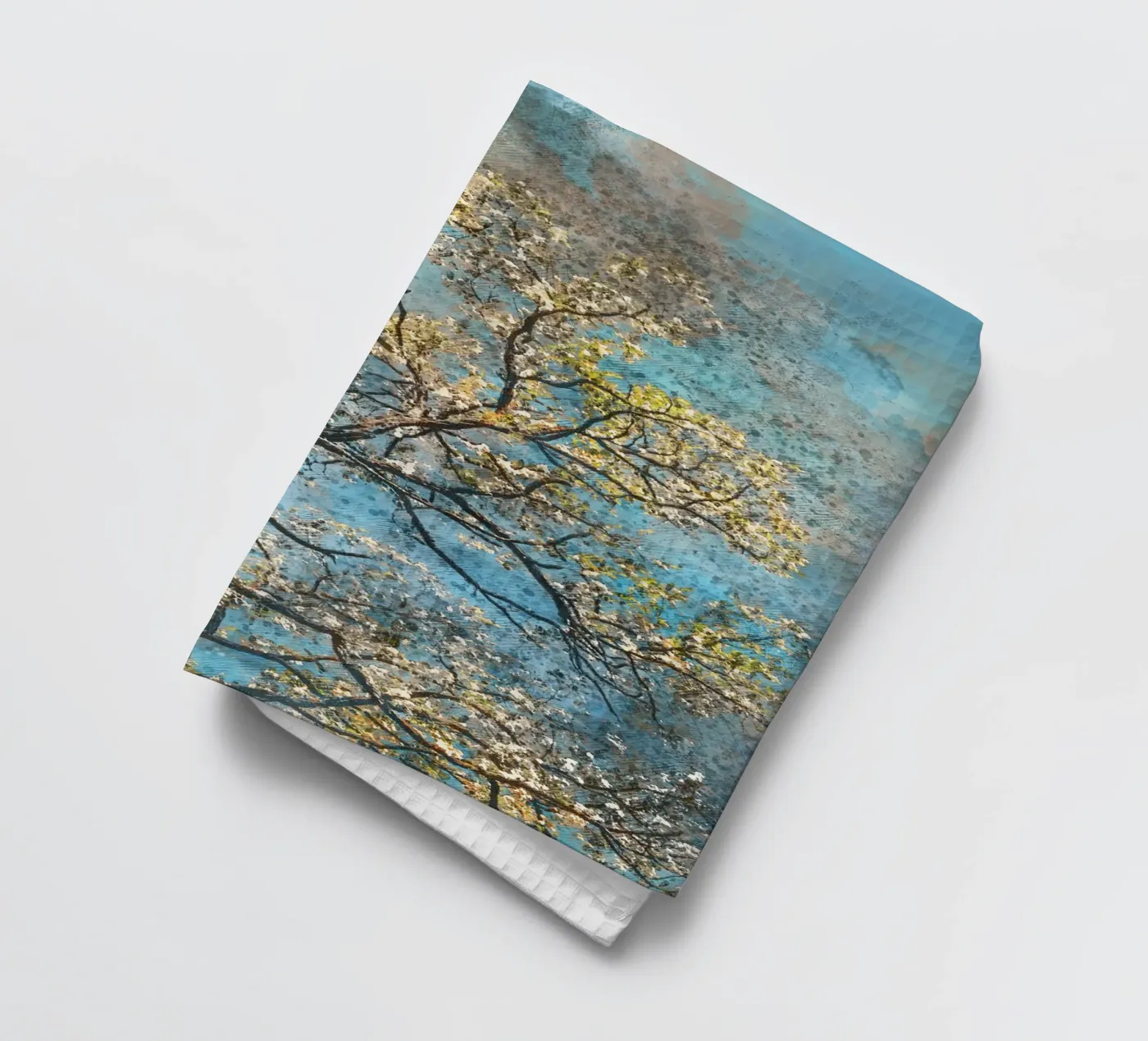 Albero di primavera canovaccio da cucina da Justyna Jaszke JBJart