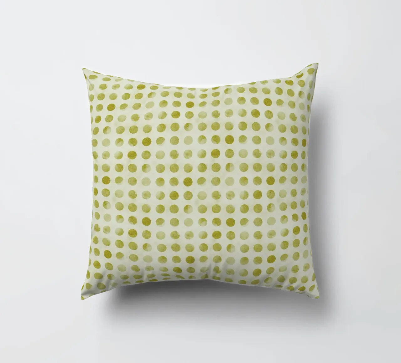 Gold Confetti decorative cushion by Leah Flores