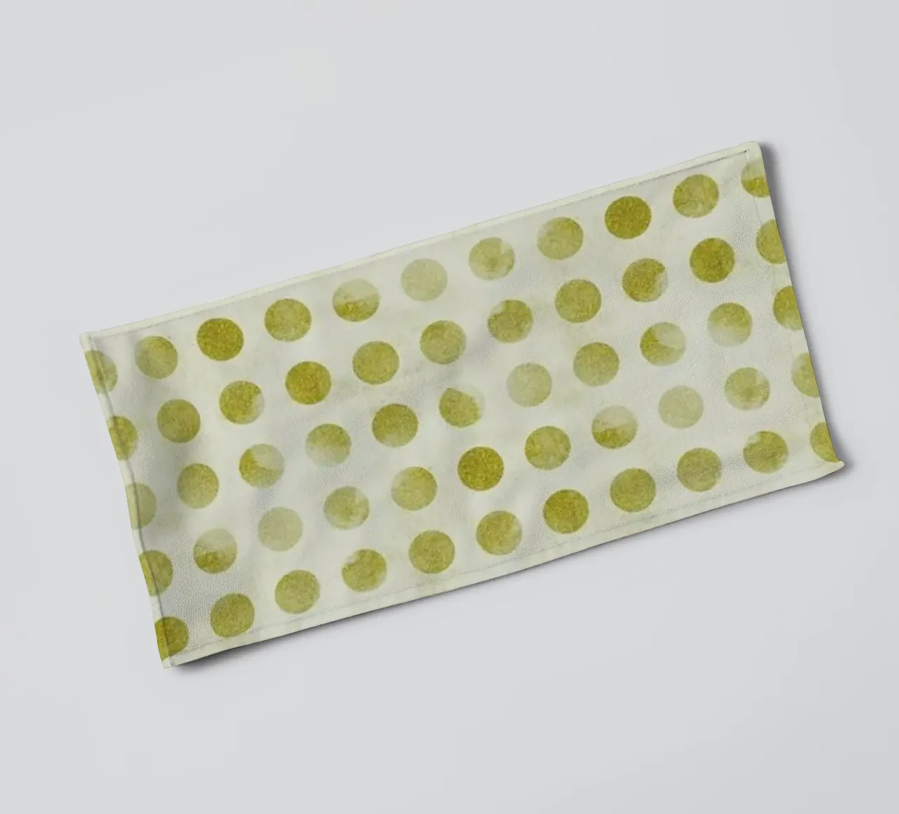 Gold Confetti towel by Leah Flores