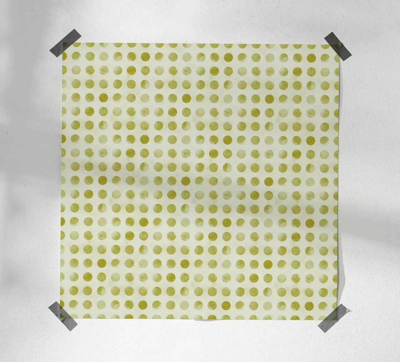 Gold Confetti hahnemühle by Leah Flores