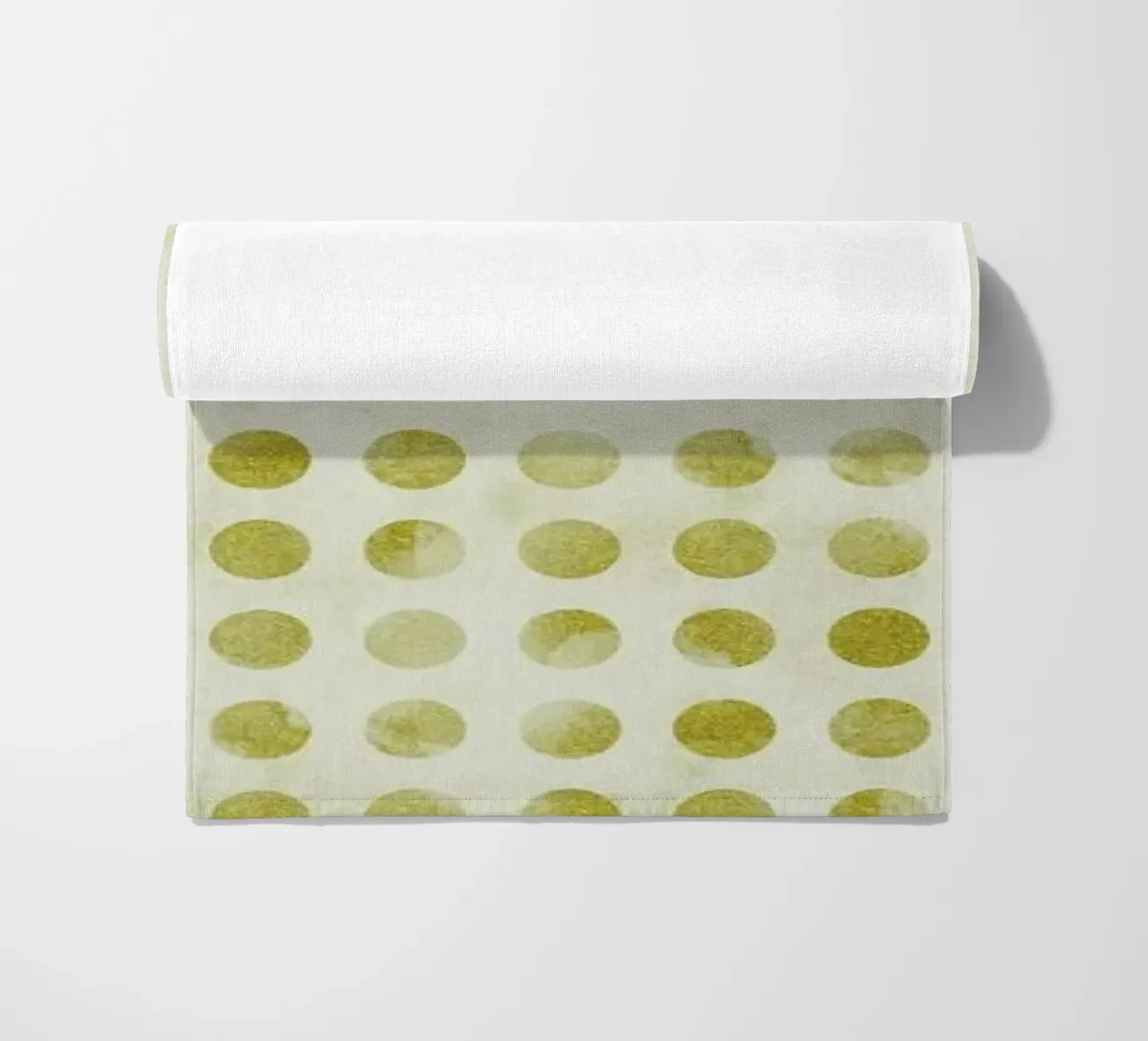 Gold Confetti beach towel by Leah Flores