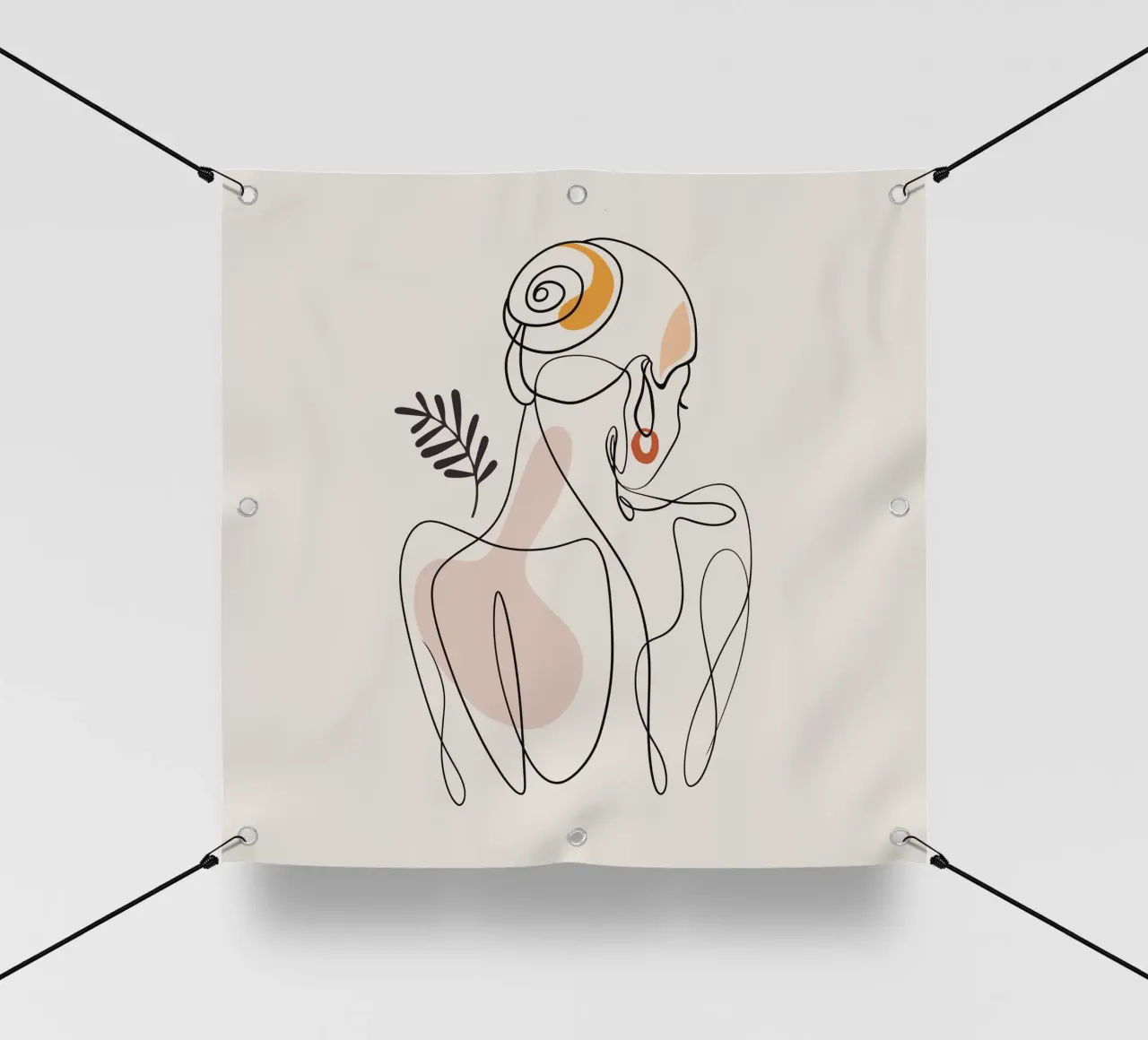 Emel Tunaboylu - Posa in linea telo in pvc da The Artcircle