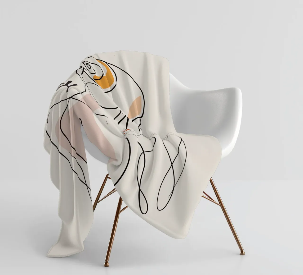 Emel Tunaboylu - Posa in linea coperta in pile da The Artcircle