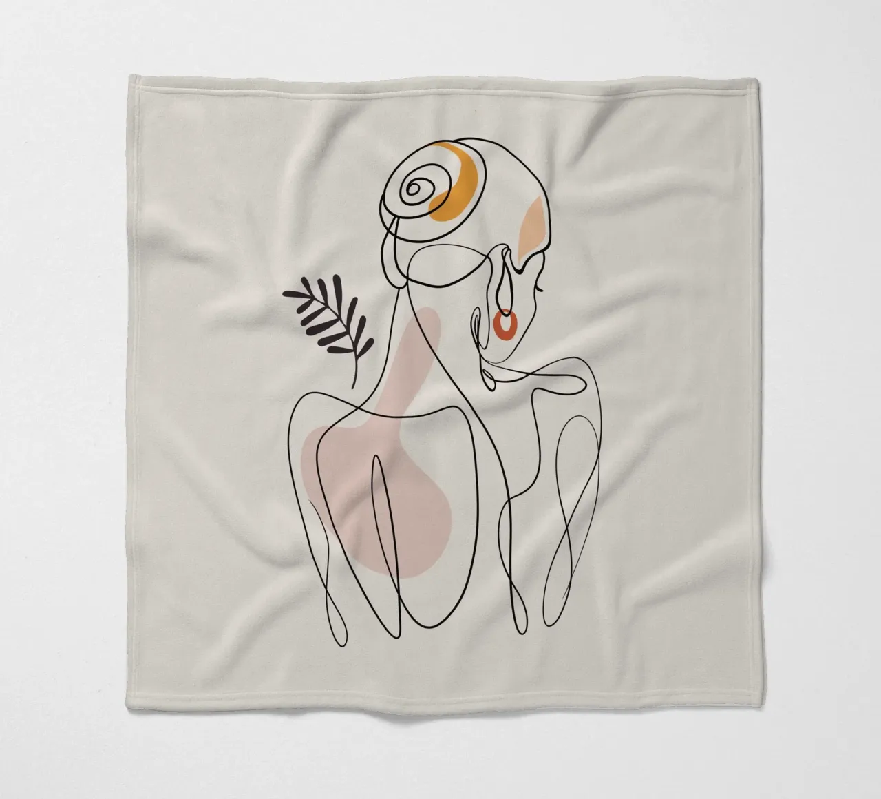Emel Tunaboylu - Posa in linea coperta in pile da The Artcircle
