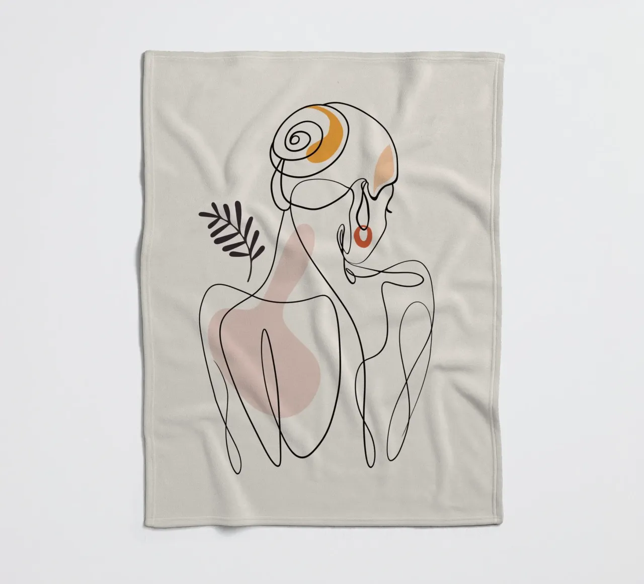 Emel Tunaboylu - Posa in linea coperta in pile da The Artcircle