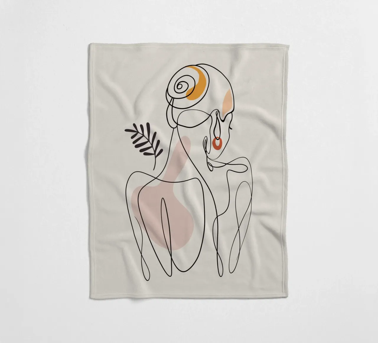 Emel Tunaboylu - Posa in linea coperta in pile da The Artcircle