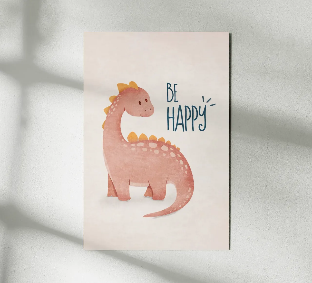 Emel Tunaboylu - Dino Be Happy alluminio dibond da The Artcircle
