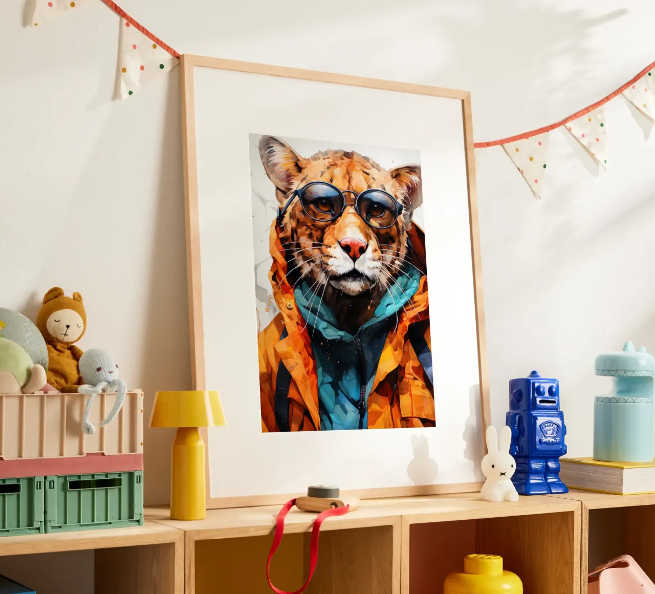 Gepard Tier Kunst Poster von Justyna Jaszke JBJart