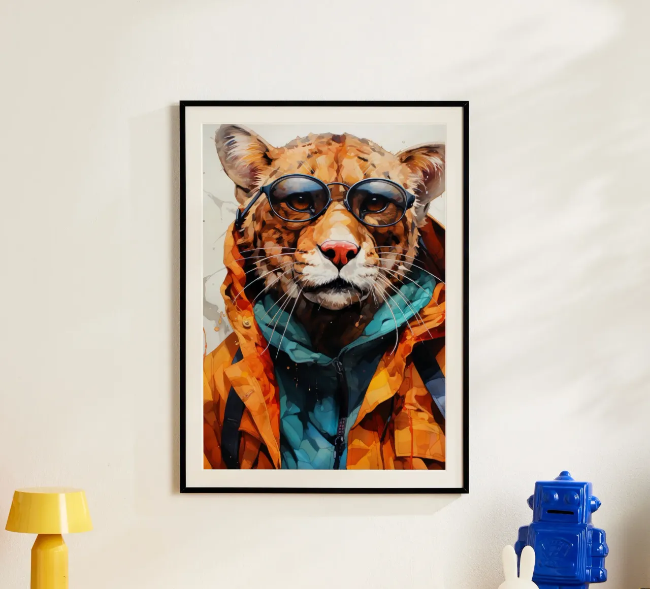 Gepard Tier Kunst Poster von Justyna Jaszke JBJart