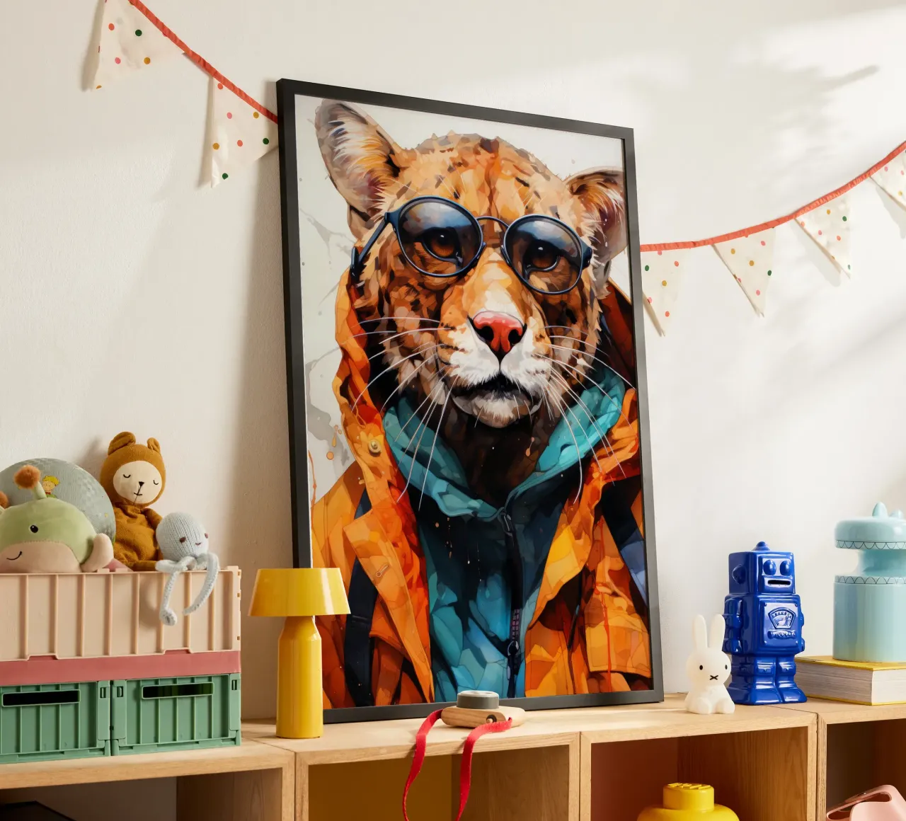 Gepard Tier Kunst Poster von Justyna Jaszke JBJart
