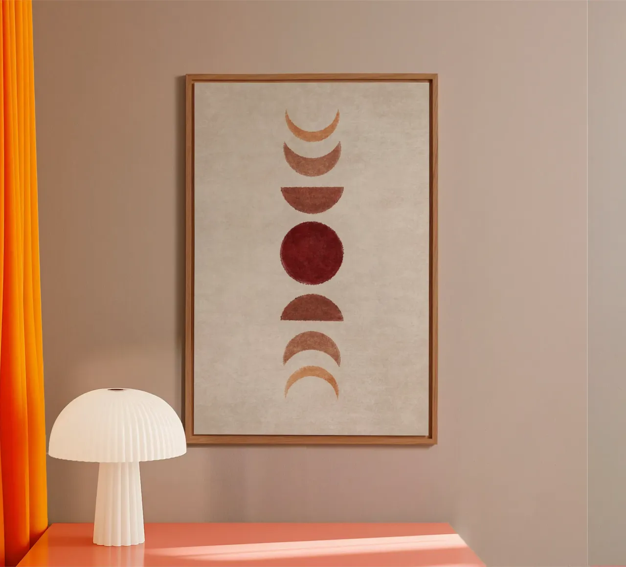 Emel Tunaboylu - Mondphase alu-dibond by The Artcircle