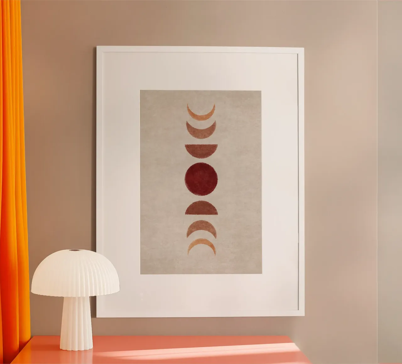 Emel Tunaboylu - Mondfase carta hahnemühle da The Artcircle