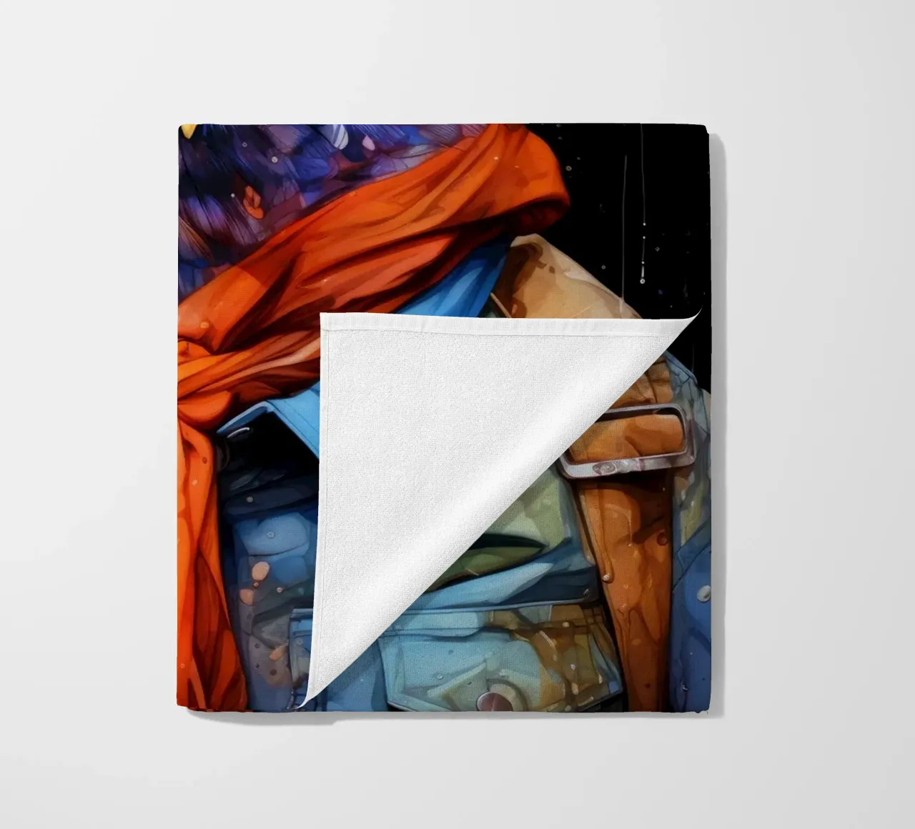 Hipster owl animal art beach towel by Justyna Jaszke JBJart