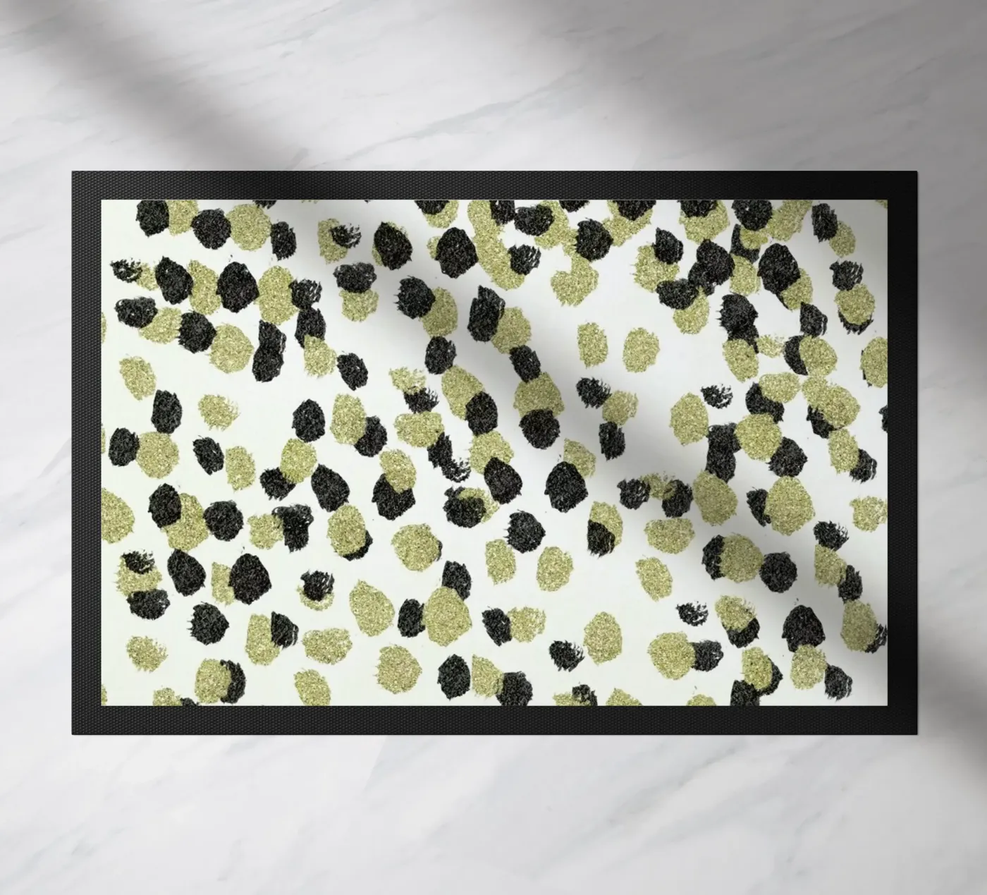 Leopard Glam doormat by Leah Flores