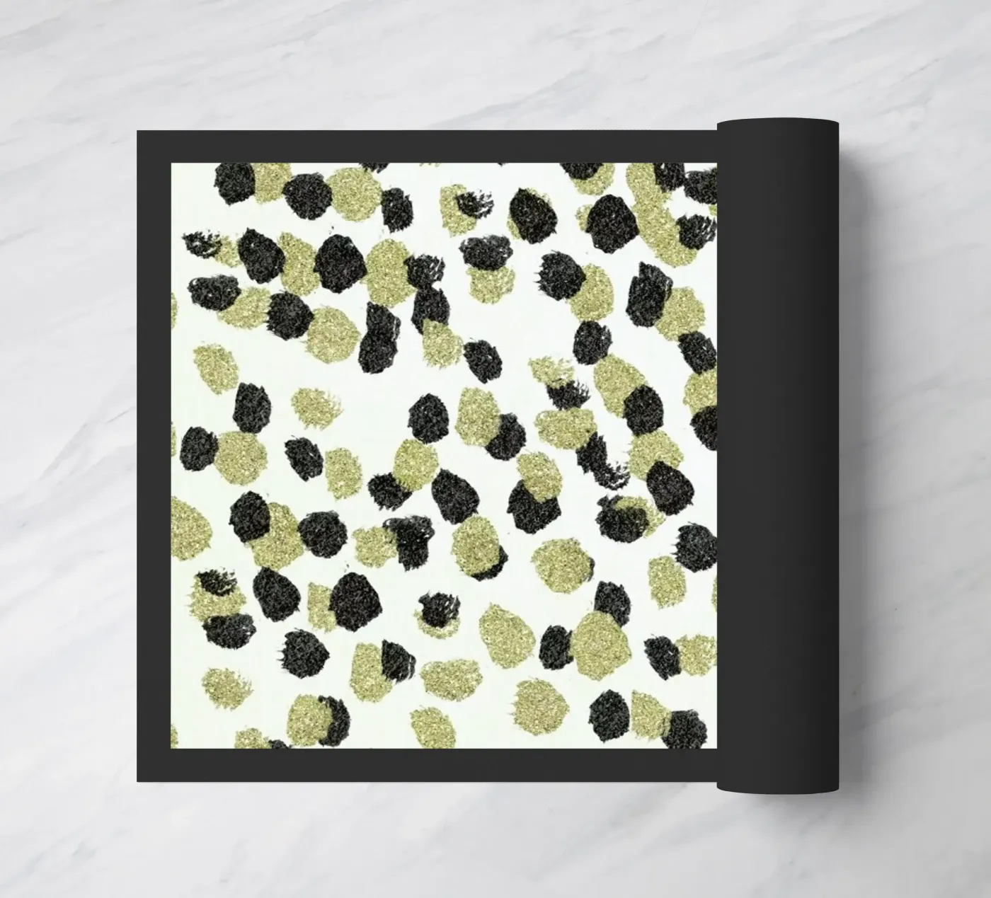 Leopard Glam doormat by Leah Flores