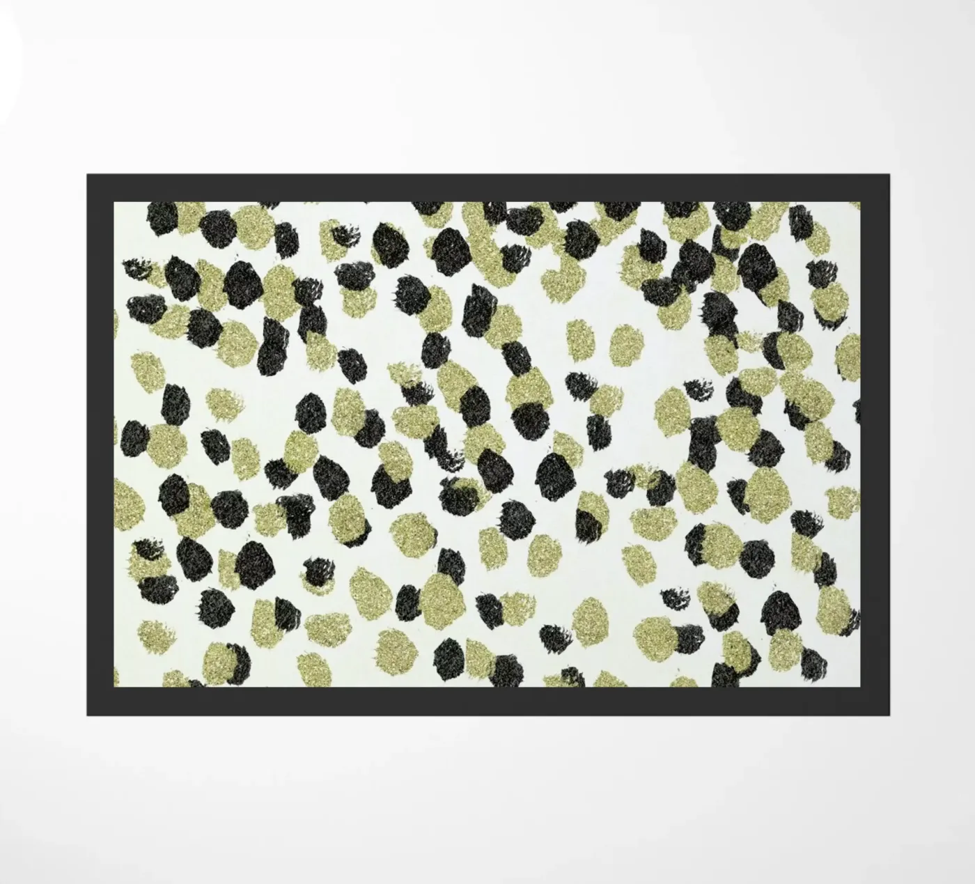 Leopard Glam doormat by Leah Flores