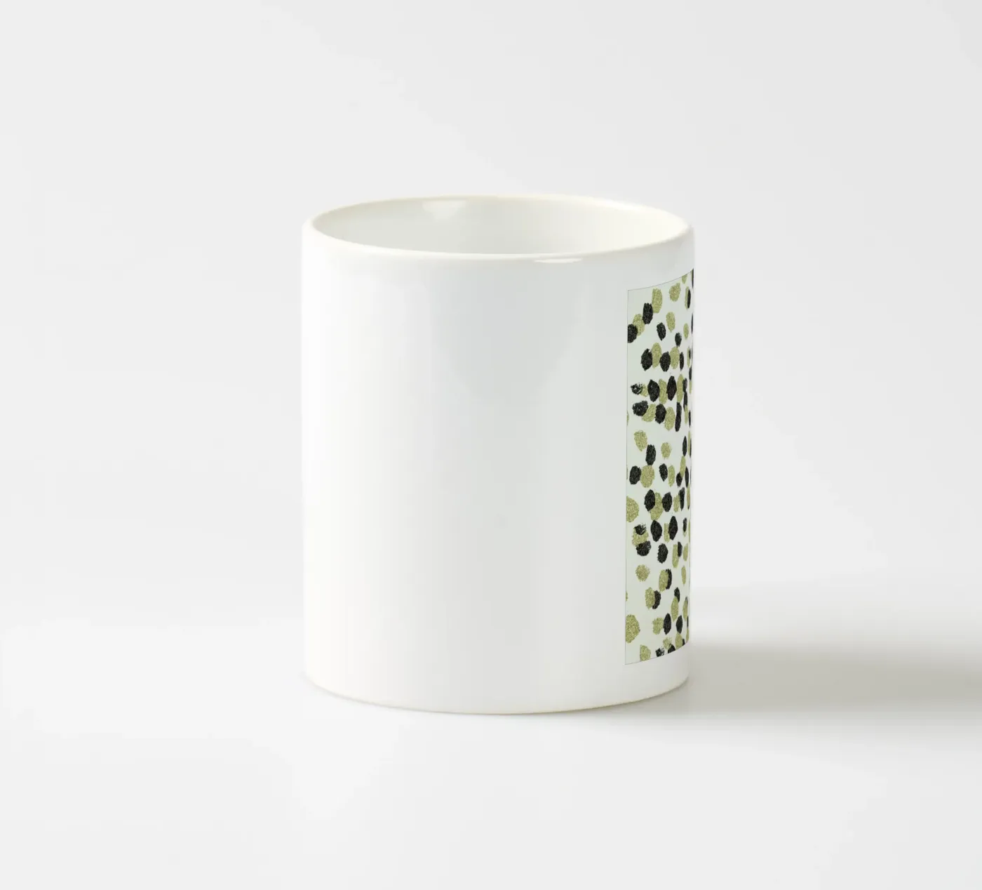 Leopard Glam ceramic mug by Leah Flores