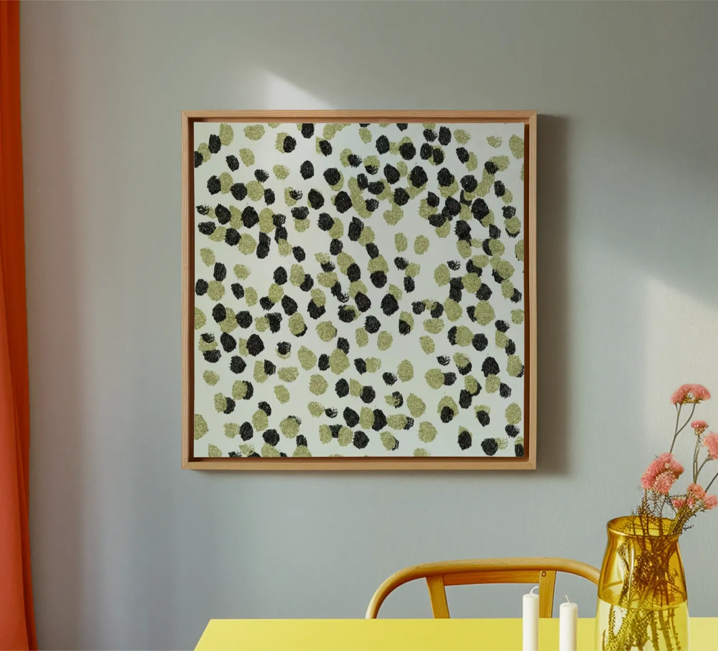 Leopard Glam canvas by Leah Flores