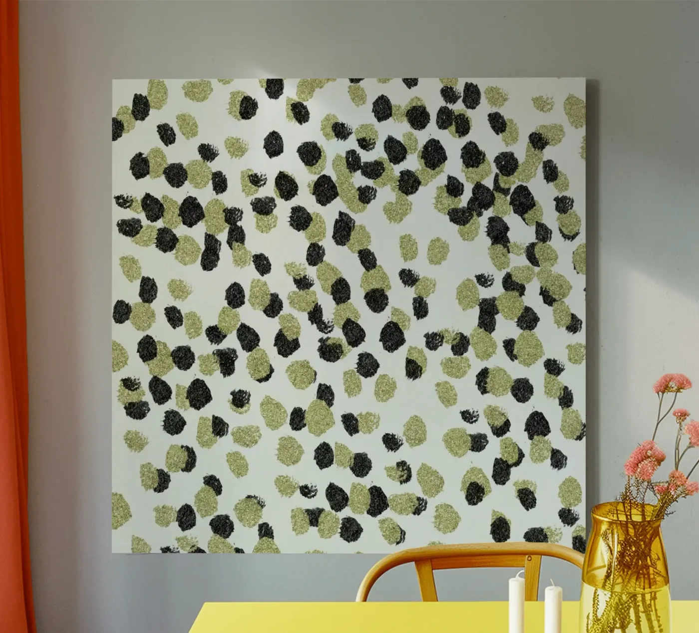 Leopard Glam canvas by Leah Flores